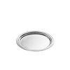 Plateau de banquet CLASSIC rond, en acier inoxydable, 35x1,5 cm | APS 396