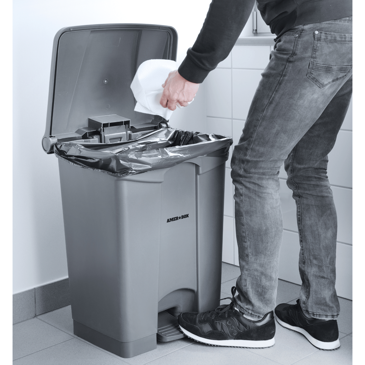 Conteneur à déchets à pédale Amer Box 68 L | AMERBOX 691151