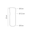 Carafe en verre, 1 l | APS 10721