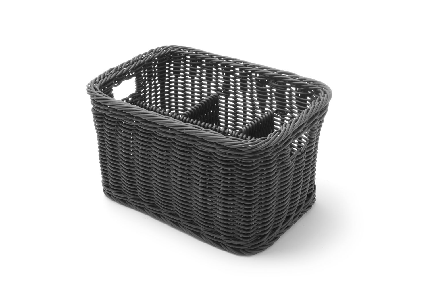 Panier à couverts noir 26x18 cm | HENDI 426074