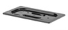 Couvercle GN 1/4 en polycarbonate noir | HENDI 862940