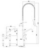 Batterie mélangeuse à deux poignées. 40L-1802B | BARTSCHER 400137