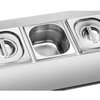 Présentoir pour aliments pour 6 bacs GN 1/6, 103x24,5x21,5 cm | FORGAST FG11616