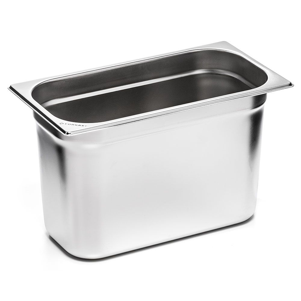 Récipient GN 1/4 15 cm Standard en acier inoxydable | FORGAST FG04415V1