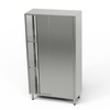 Armoire traversante en acier inoxydable 140x60x200 cm | FORGAST