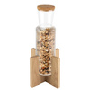 Socle pour carafe en verre VALO, 15x15x12 cm, brun | APS 14019