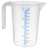 Pichet mesureur STACKABLE, avec graduation bleue, 1 l | APS 30062