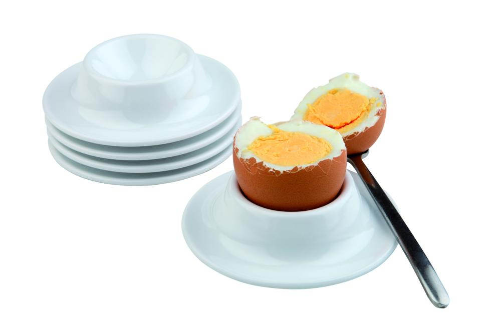 Assiette à œuf EGGY, en mélamine, lot de 4 pièces | APS 83848