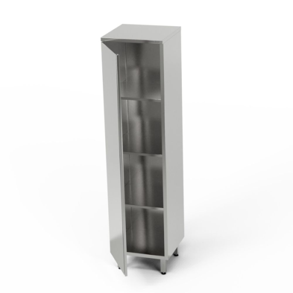 Armoire de stockage en acier inoxydable 50x50x180 cm | FORGAST