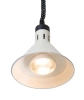 Lampe chauffante suspendue pour plats, conique, beige, 230V/250W | HENDI 273777