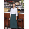 Tablier de serveur bistro basic vert pin | KARLOWSKY BBSS 1-80-Stck