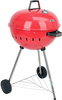 Grill à charbon, rond, Ø 54 cm, rouge | YATO YG-20304