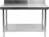 Table de travail en acier inoxydable avec étagère 150x70x85 cm | YATO YG-09034