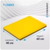 Planche à découper HACCP jaune 60x40 cm | FORGAST FG12613