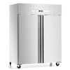 Armoire de congélation 2-portes GN 2/1 1476 l, en acier inoxydable | FORGAST FG08114