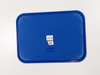 Plateau fast-food bleu, polypropylène, 40x30 cm, rectangulaire | FORGAST FG12524