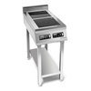 Cuisine à induction 2 zones avec soubassement, 2x3,5 kW, 400 V | FORGAST FG09036