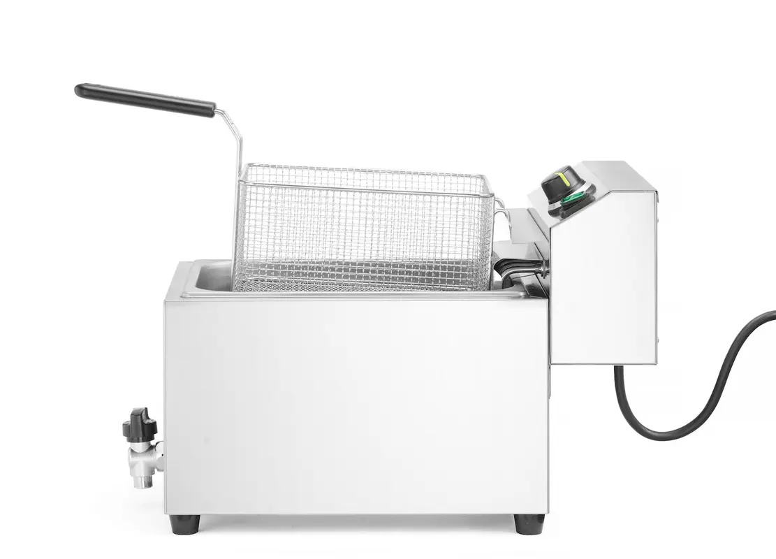 Friteuse XL avec robinet de vidange HENDI GOLIATH, 10L, 300x585x(H)392mm | HENDI 209431