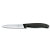 Couteau à légumes Swiss Classic noir lg. lame 10 cm | VICTORINOX 6.7703