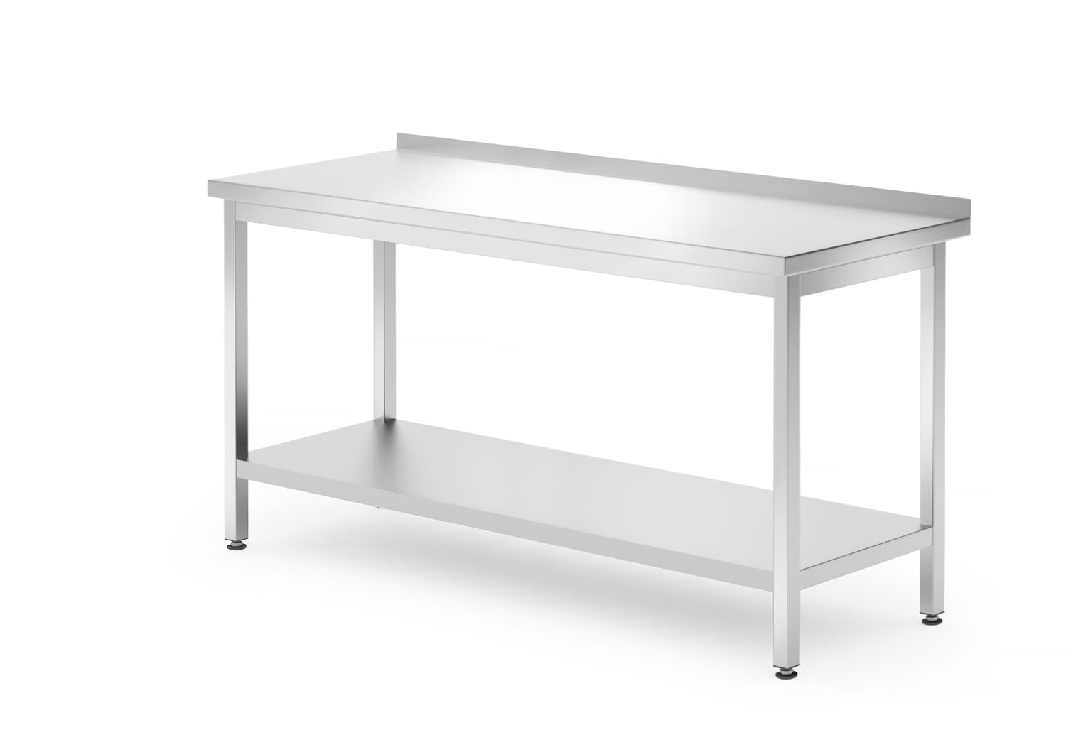 Table de travail adossée avec étagère | HENDI 812754