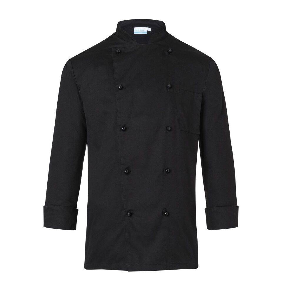 Veste de cuisine Basic noire | KARLOWSKY BJM 1-1