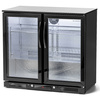 Réfrigérateur de bar pour boissons 2-portes, portes ouvrantes 208 l | FORGAST FG07712