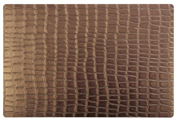 Set de table CROCO, EVA, couleur cuivre, 45x30x0,1 cm | APS 60536
