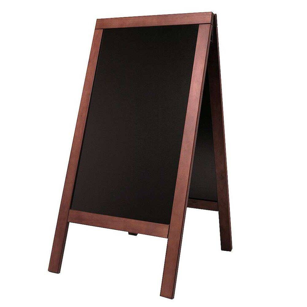 Tableau autoportant en bois, acajou, 71x134 cm | CONTACTO 7695/122