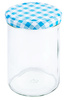 Bocaux avec couvercle 435 ml, lot de 6 pièces, hauteur 12 cm | CONTACTO 2705/440