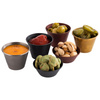 Coupelles pour dips, grises, lot de 6 pièces, 6x4,5 cm, 60 ml | APS 40724