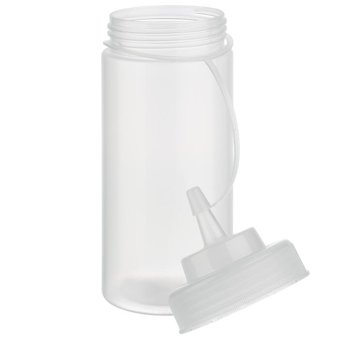 Distributeur pour sauces froides avec bouchon, transparent, lot de 6 pièces, 490 ml | APS 93253