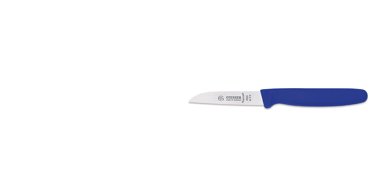 Couteau à légumes - 8 cm, bleu | GIESSER MESSER 8305 sp 8,0 b