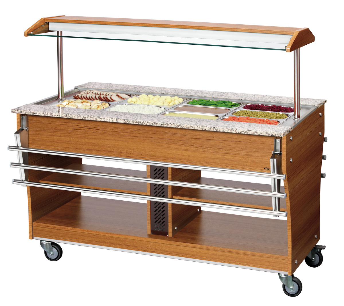Étagère pour plateaux pour chariots de buffet 4x 1/1 GN, 1 pc. | BARTSCHER 125503