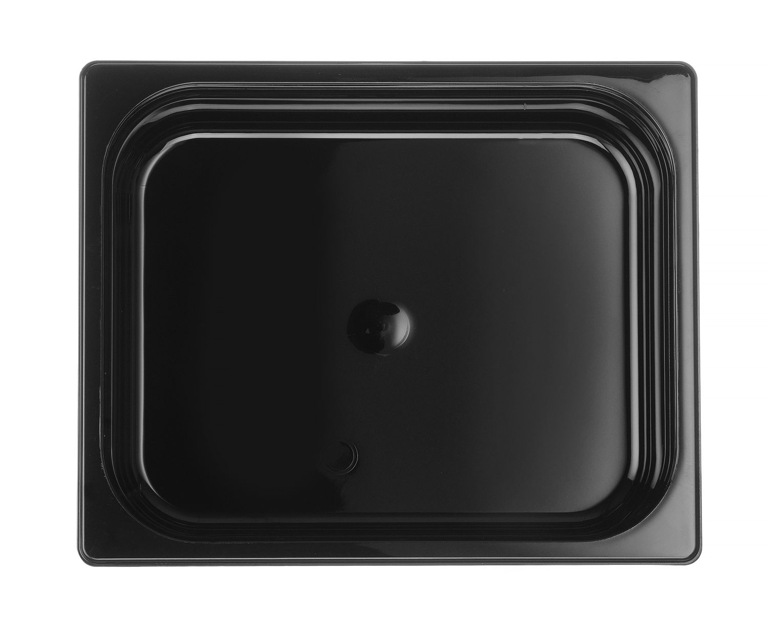 Bac GN 1/2 prof. 10 cm en polycarbonate noir | HENDI 862421