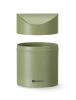 Poubelle de table avec couvercle basculant, 1,2 L, vert Ø 12 x H 16,5 cm | HENDI 440780