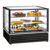 Vitrine réfrigérée d’exposition 2x GN 1/1, noire, refroidissement dynamique, 0,39 kW, 230 V | ROLLER GRILL CD 800