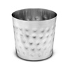 Gobelet à frites en acier martelé, 8,5 cm, acier inoxydable, argenté | FORGAST FG11510