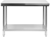 Table de travail inox avec étagère 100x70x85 cm | YATO YG-09031