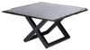 Présentoir buffet WOOD, en bois d’acacia, noir, 20x20x17,5 cm | APS 33281