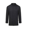 Veste de cuisine Green-Generation noire pour homme | KARLOWSKY JM 35-1
