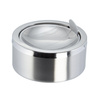 Cendrier TRAPDOOR avec couvercle, acier inoxydable, 11.5x7 cm | APS 52