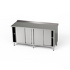 Table de travail inox avec 2 placards 190x70x85 cm | FORGAST