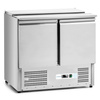 Table réfrigérée 2-portes pour salades 257 l, avec couvercle inox | FORGAST FG07422