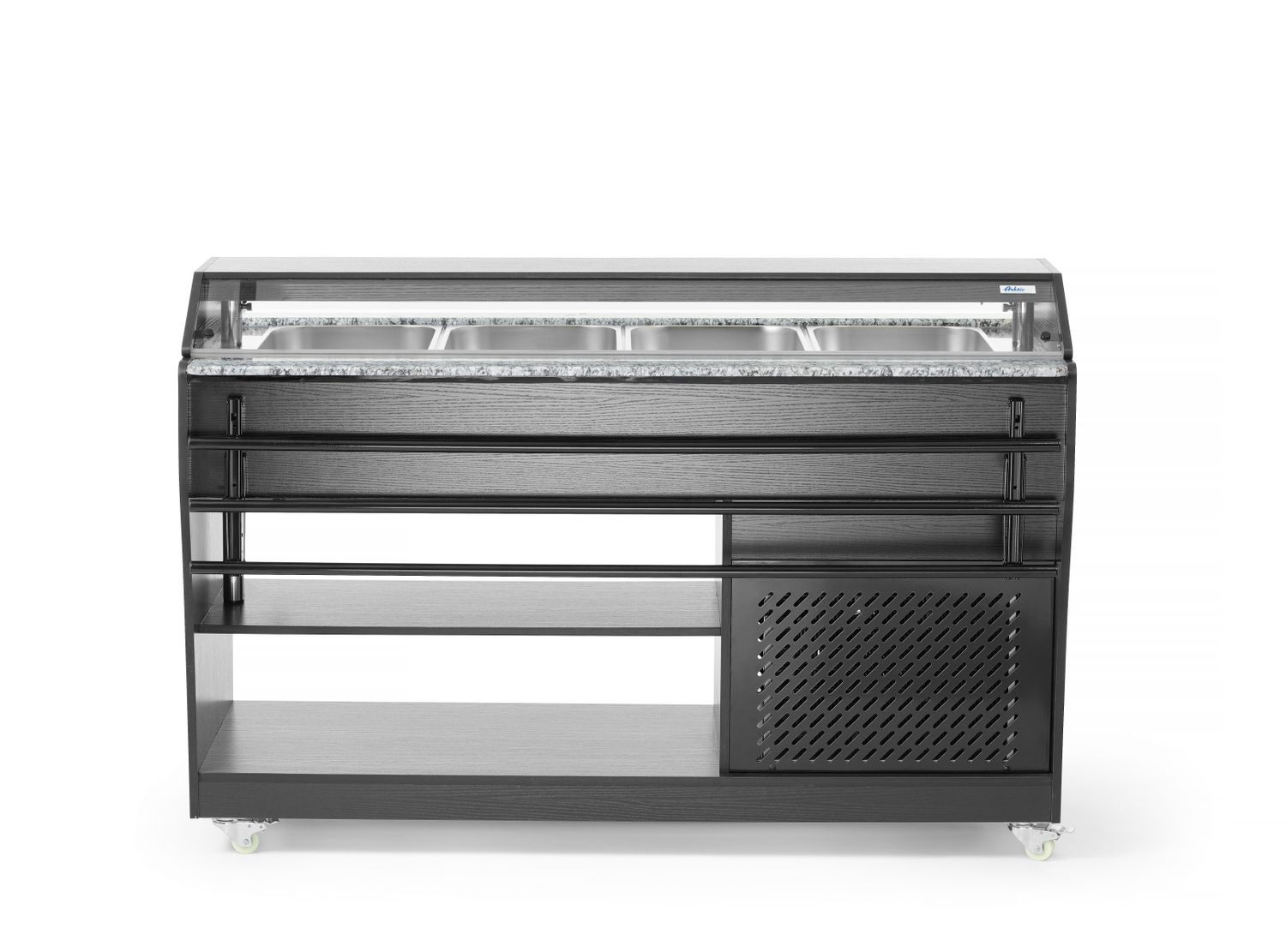 Vitrine buffet réfrigérée à salades, 149x76,5x137 cm, 4 x GN 1/1, 230 V | ARKTIC 274057