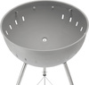 Grill à charbon, rond, Ø 54 cm, gris | YATO YG-20301
