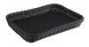 Panier en polypropylène PROFI LINE, rectangulaire, noir, 40x30x5 cm | APS 50908
