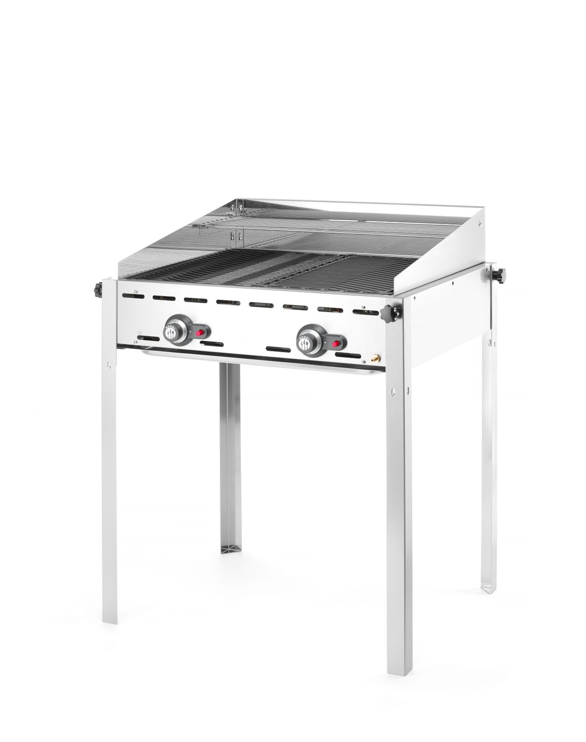 Grill gazowy Green Fire Profi Line à 2 brûleurs, 11,6 kW | HENDI 149508