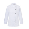 Veste de cuisine femme Larissa blanche | KARLOWSKY JF 3-3