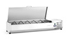 Vitrine réfrigérée avec couvercle 6 GN 1/3, 2-8°C, 0,18 kW | HENDI 233955