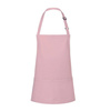 Tablier court Basic 75 x 60 cm avec poche et boucle rose pâle | KARLOWSKY BLS 6-34-Stck